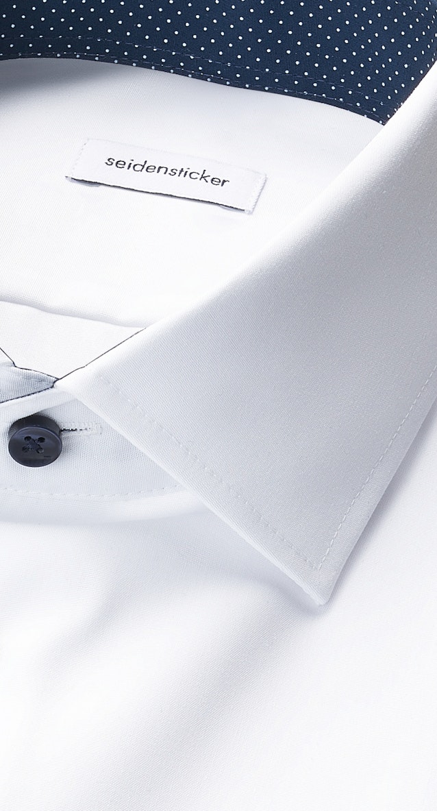 Shaped Business Hemd Uni in Weiß |  Seidensticker Onlineshop