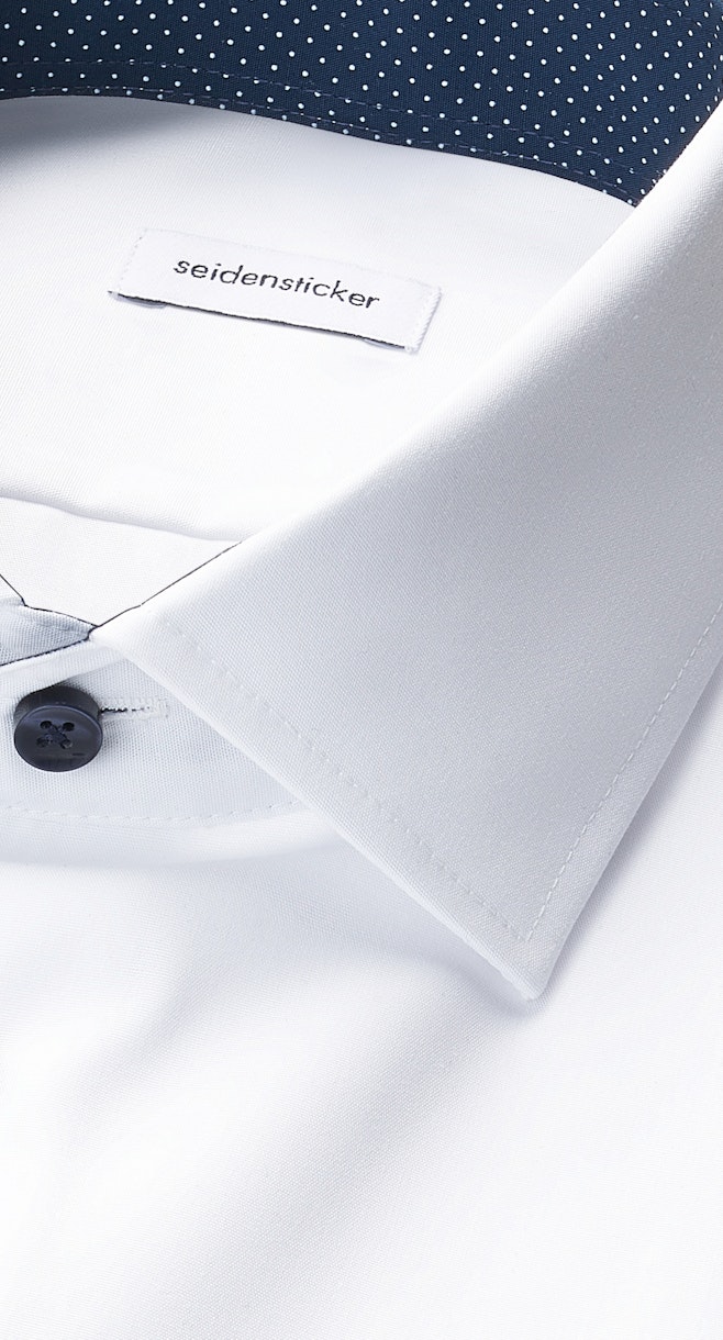 Shaped Business shirt Uni in White | Seidensticker online shop