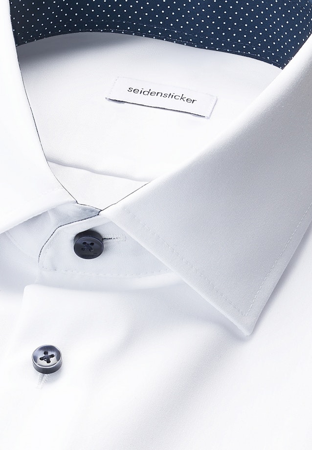 Shaped Business Hemd Uni in Weiß |  Seidensticker Onlineshop