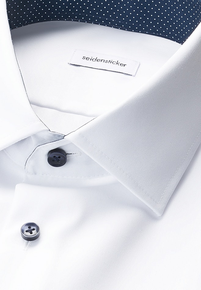 Shaped Chemise d'affaires Uni dans Blanc | Boutique en ligne Seidensticker