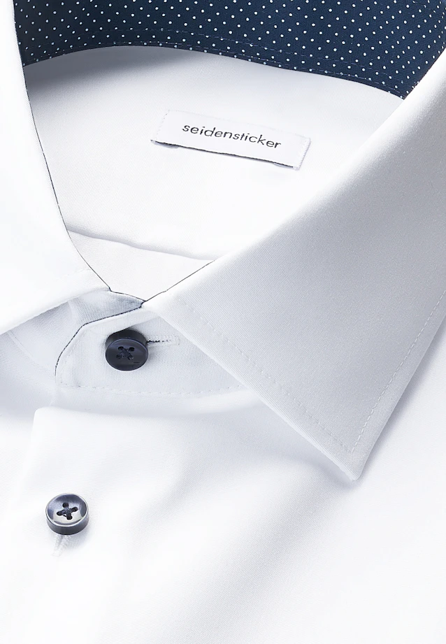 Shaped Business Hemd Uni in Weiß |  Seidensticker Onlineshop