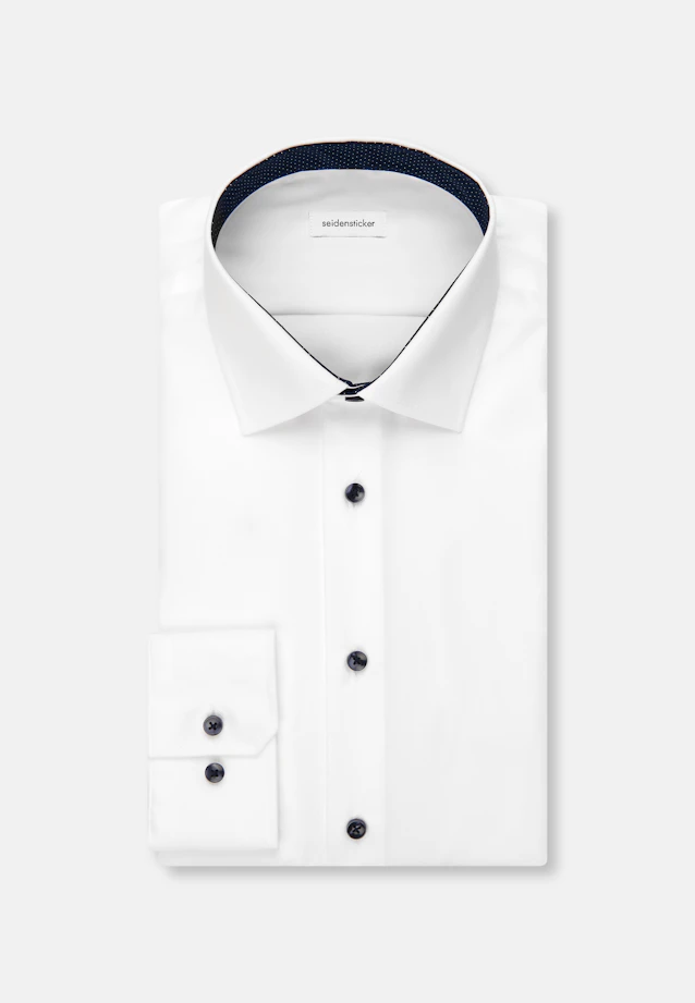 Shaped Chemise d'affaires Uni in Blanc |  Seidensticker Onlineshop