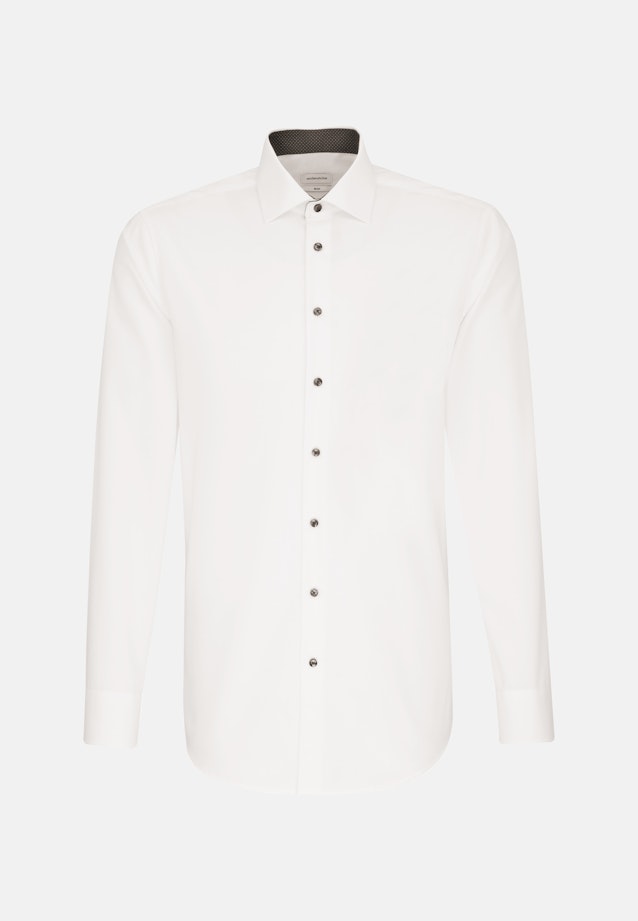 Shaped Chemise d'affaires Uni in Blanc |  Seidensticker Onlineshop