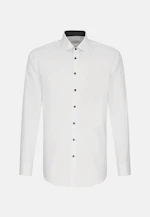 Shaped Business shirt Uni in White |  Seidensticker Onlineshop