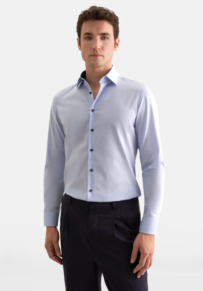 Shaped Business Hemd Uni in Hellblau | Seidensticker Onlineshop