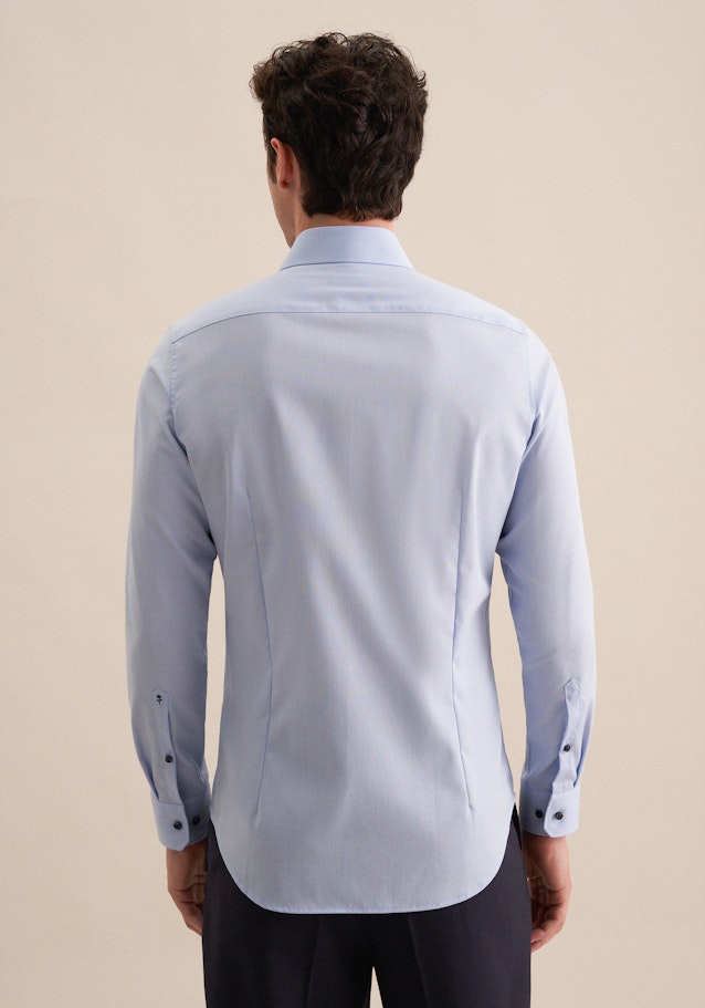 Shaped Chemise d'affaires Uni in Bleu Clair | Seidensticker Onlineshop
