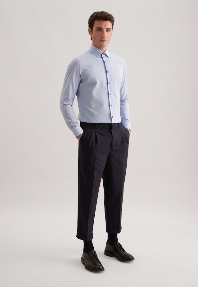 Shaped Business Hemd Uni in Hellblau |  Seidensticker Onlineshop