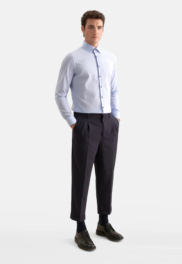 Shaped Business shirt Uni in Light Blue |  Seidensticker Onlineshop