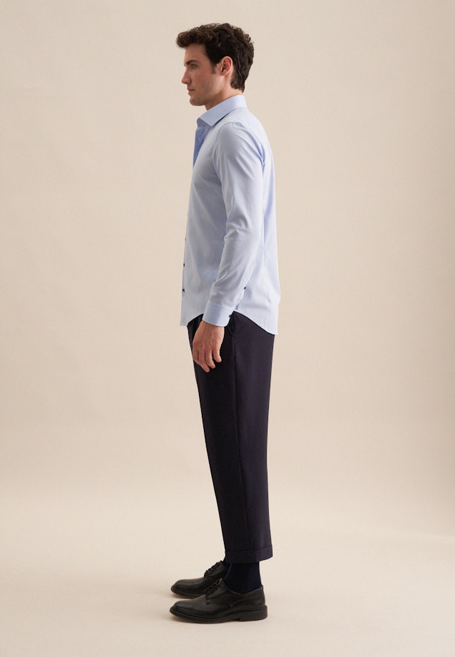 Shaped Chemise d'affaires Uni in Bleu Clair |  Seidensticker Onlineshop