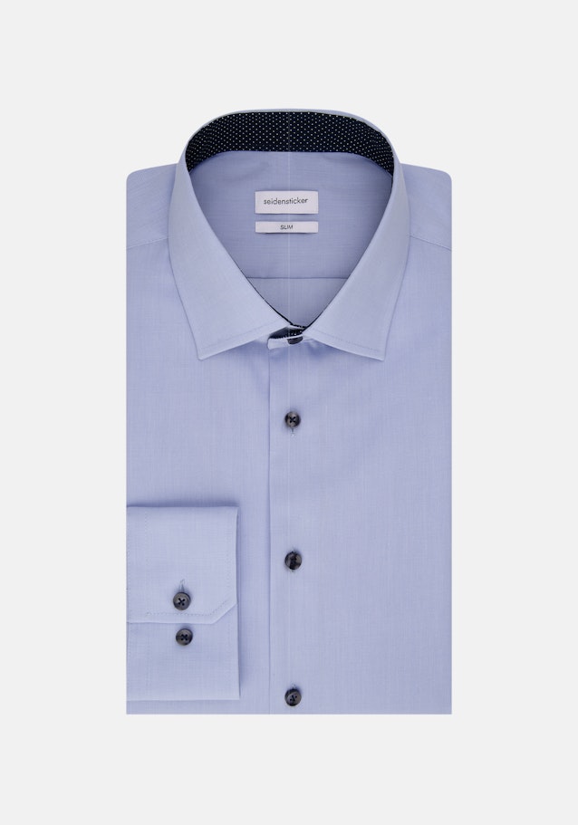 Shaped Chemise d'affaires Uni in Bleu Clair | Seidensticker Onlineshop