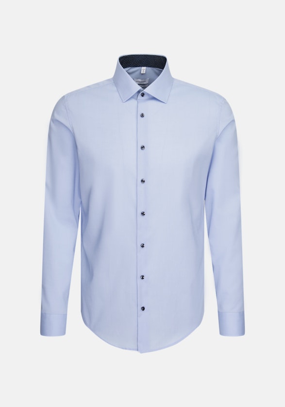 Shaped Chemise d'affaires Uni in Bleu Clair | Seidensticker Onlineshop
