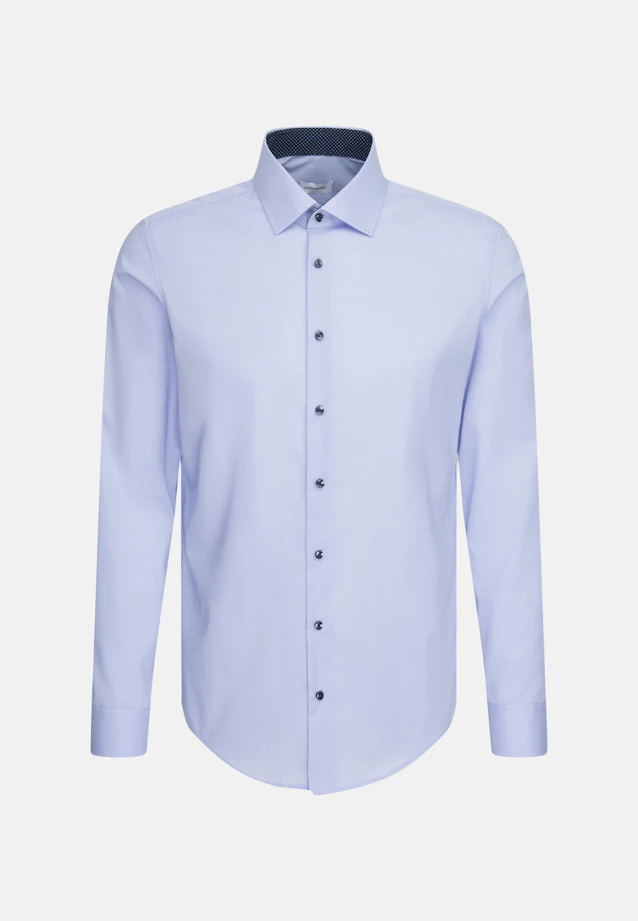 Shaped Business shirt Uni in Light Blue |  Seidensticker Onlineshop