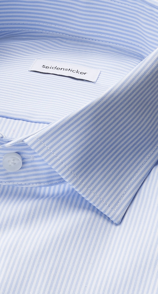 Regular Business shirt Stripes in Light Blue |  Seidensticker Onlineshop