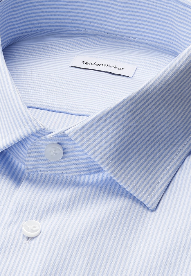 Regular Chemise d'affaires Rayures dans Bleu Clair | Boutique en ligne Seidensticker