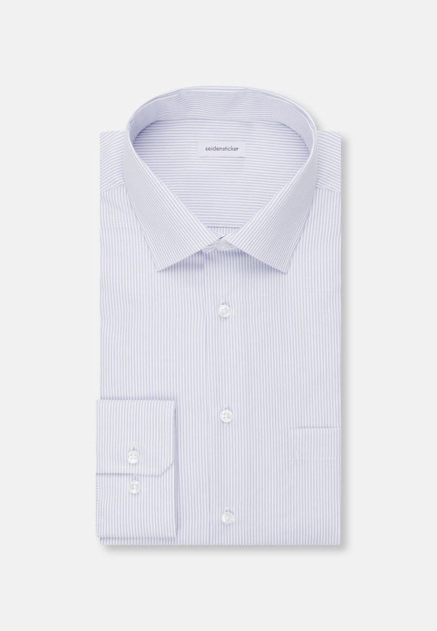 Regular Business shirt Stripes in Light Blue |  Seidensticker Onlineshop