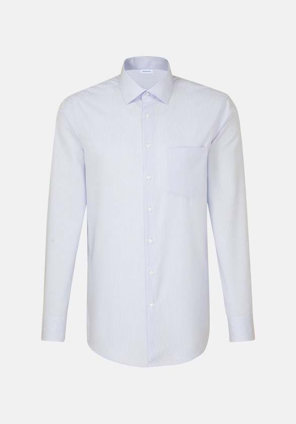 Regular Chemise d'affaires Rayures in Bleu Clair | Seidensticker Onlineshop