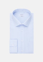 Non-iron Poplin Business Shirt in Regular with Kent-Collar in Light Blue |  Seidensticker Onlineshop