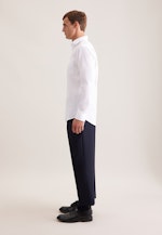 Regular Chemise d'affaires Uni in Blanc |  Seidensticker Onlineshop