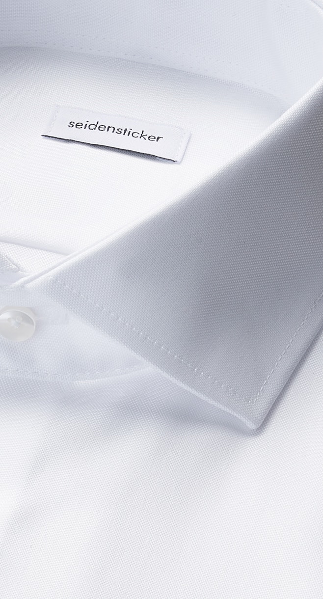 Regular Chemise d'affaires Uni dans Blanc | Boutique en ligne Seidensticker