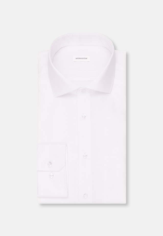 Regular Business Hemd Uni in Weiß |  Seidensticker Onlineshop