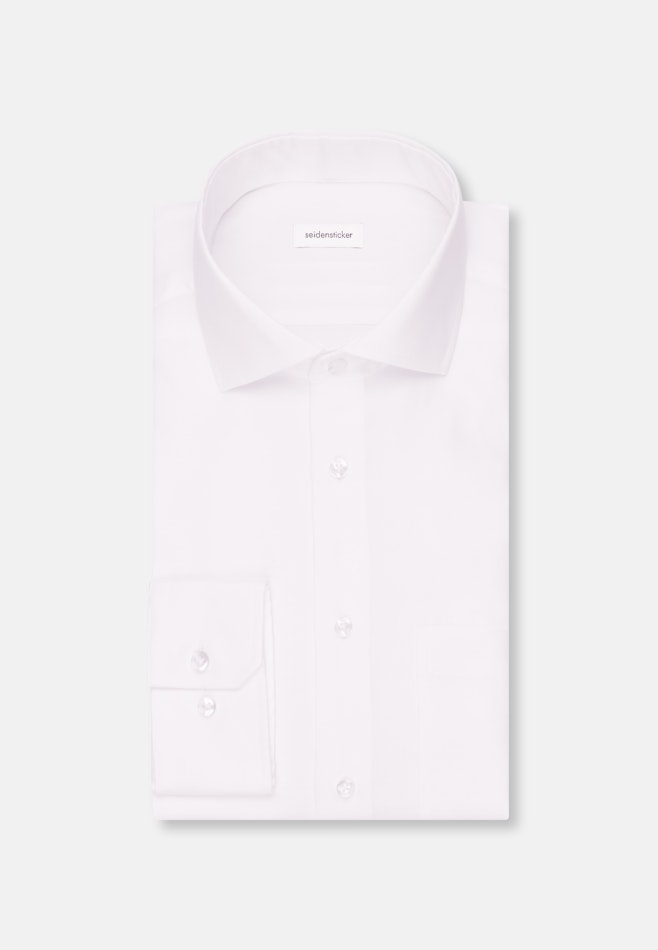 Regular Business Hemd Uni in Weiß | Seidensticker Onlineshop
