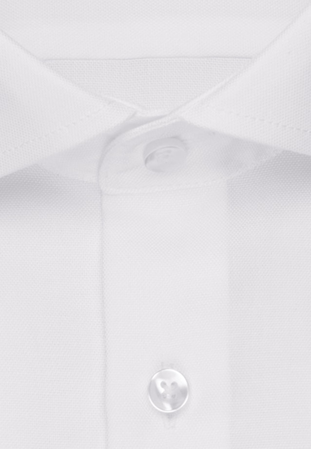 Bügelfreies Oxfordhemd in Regular mit Kentkragen in Weiß |  Seidensticker Onlineshop