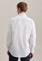 Non-iron Oxford shirt in Regular with Kent-Collar in White |  Seidensticker Onlineshop