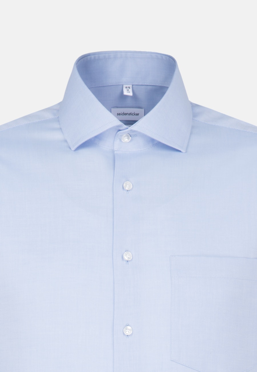 Bügelfreies Oxfordhemd in Regular mit Kentkragen in Hellblau |  Seidensticker Onlineshop