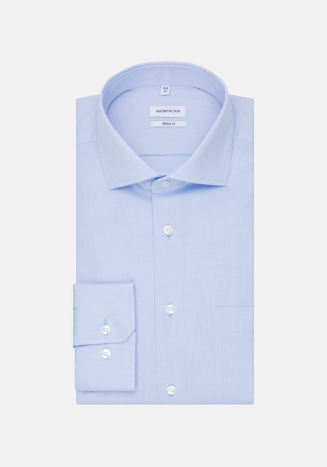 Regular Chemise d'affaires Uni in Bleu Clair | Seidensticker Onlineshop