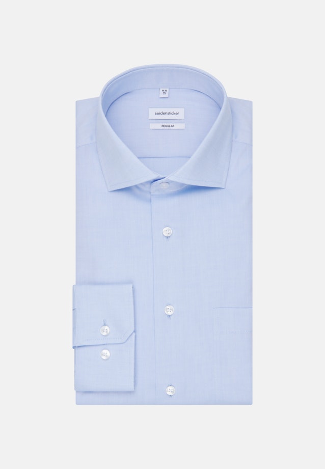 Non-iron Oxford shirt in Regular with Kent-Collar in Light Blue |  Seidensticker Onlineshop