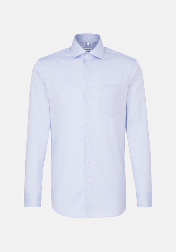 Regular Chemise d'affaires Uni in Bleu Clair | Seidensticker Onlineshop