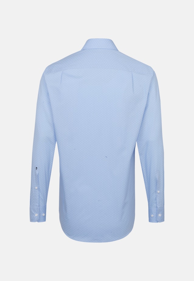 Regular Business Shirt Print in Light Blue |  Seidensticker Onlineshop
