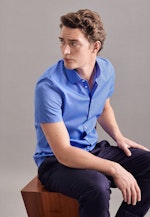 Slim Business Hemd Uni in Mittelblau |  Seidensticker Onlineshop