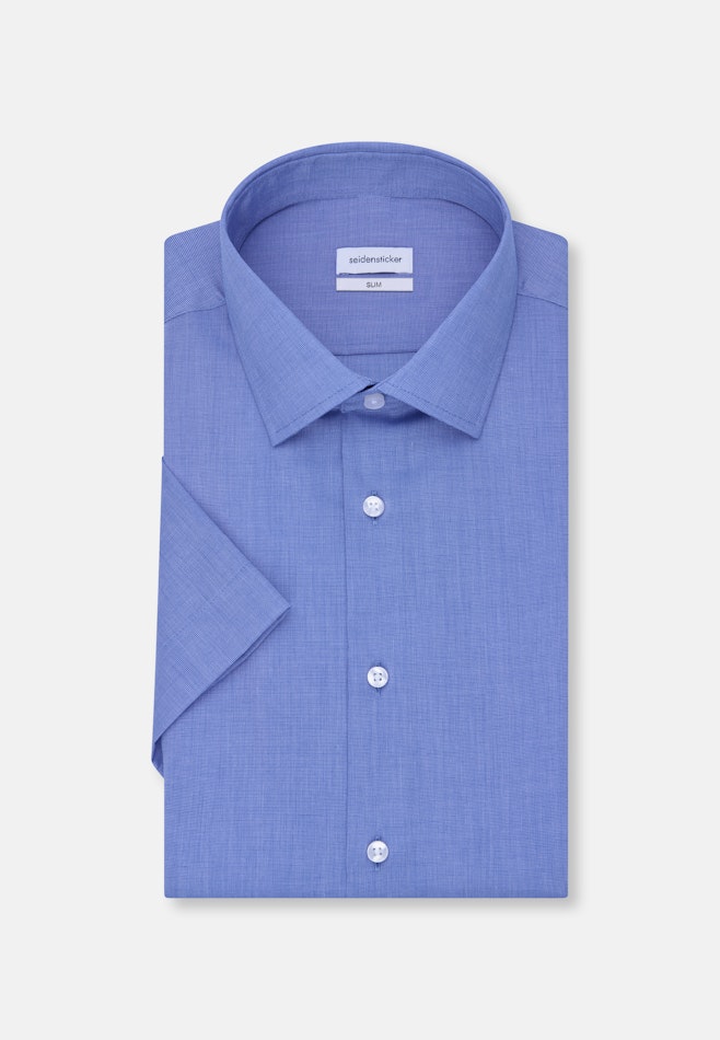 Slim Business shirt Uni in Medium Blue | Seidensticker online shop