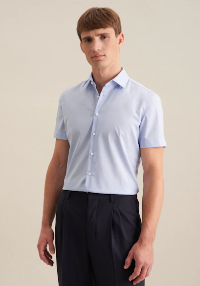 Slim Chemise d'affaires Uni in Bleu Clair | Seidensticker Onlineshop
