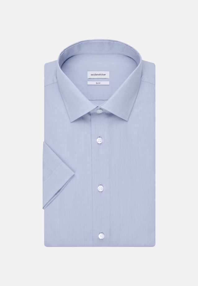 Chemise Business Slim Manche courte sans repassage in Bleu Clair |  Seidensticker Onlineshop