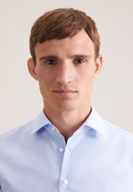 Slim Chemise d'affaires carreaux in Bleu Clair |  Seidensticker Onlineshop