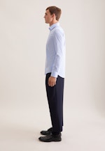 Slim Chemise d'affaires carreaux in Bleu Clair |  Seidensticker Onlineshop