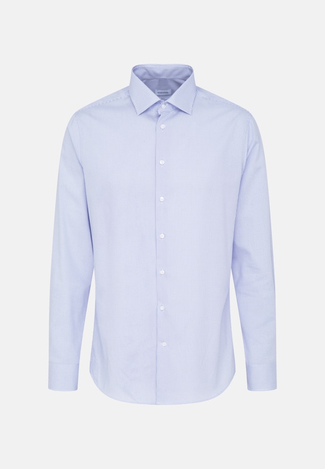 Slim Chemise d'affaires carreaux in Bleu Clair |  Seidensticker Onlineshop