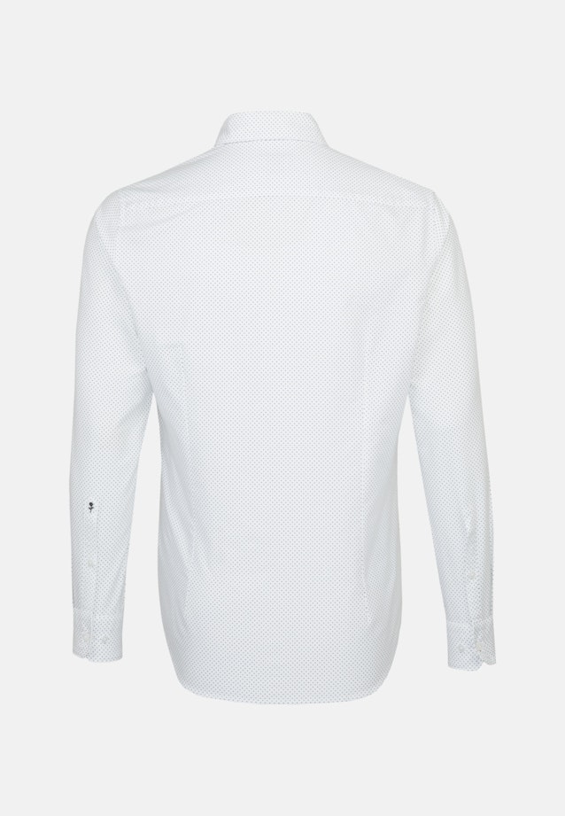Slim Business Hemd Punkte in Weiß |  Seidensticker Onlineshop