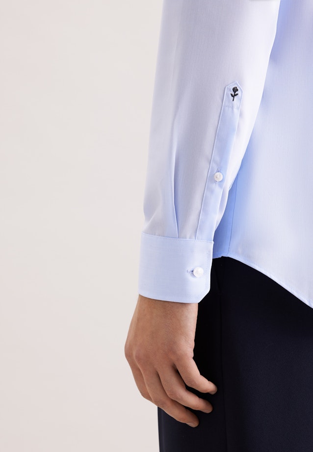 Slim Chemise d'affaires Uni in Bleu Clair |  Seidensticker Onlineshop