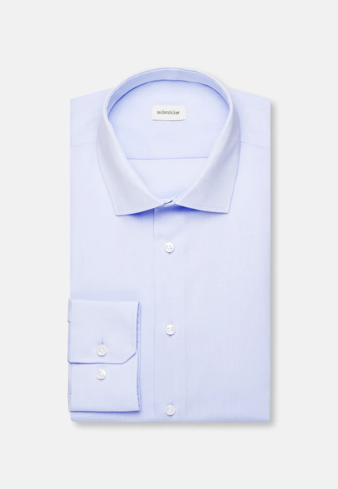 Slim Chemise d'affaires Uni dans Bleu Clair | Boutique en ligne Seidensticker