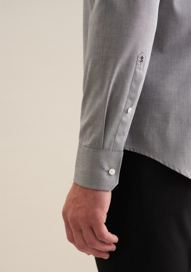 Slim Chemise Business Uni in Gris | Seidensticker Onlineshop