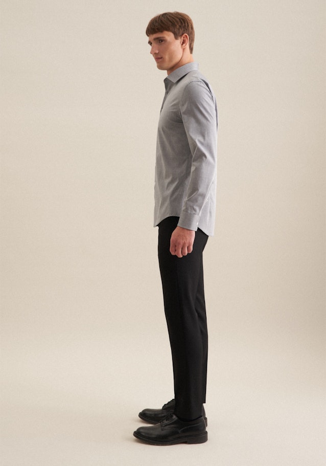 Slim Chemise Business Uni in Gris | Seidensticker Onlineshop