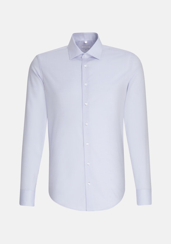 Non-iron Chambray Business Shirt in Slim with Kent-Collar in Light Blue |  Seidensticker Onlineshop