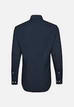 Slim Business Hemd Druck in Dunkelblau |  Seidensticker Onlineshop