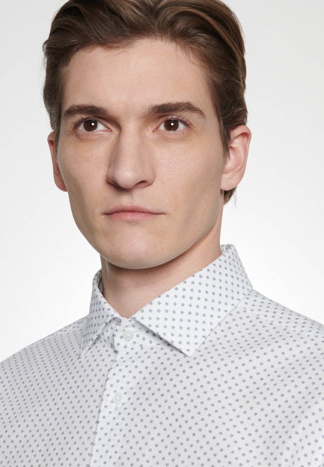 Slim Business Hemd Druck in Weiß |  Seidensticker Onlineshop