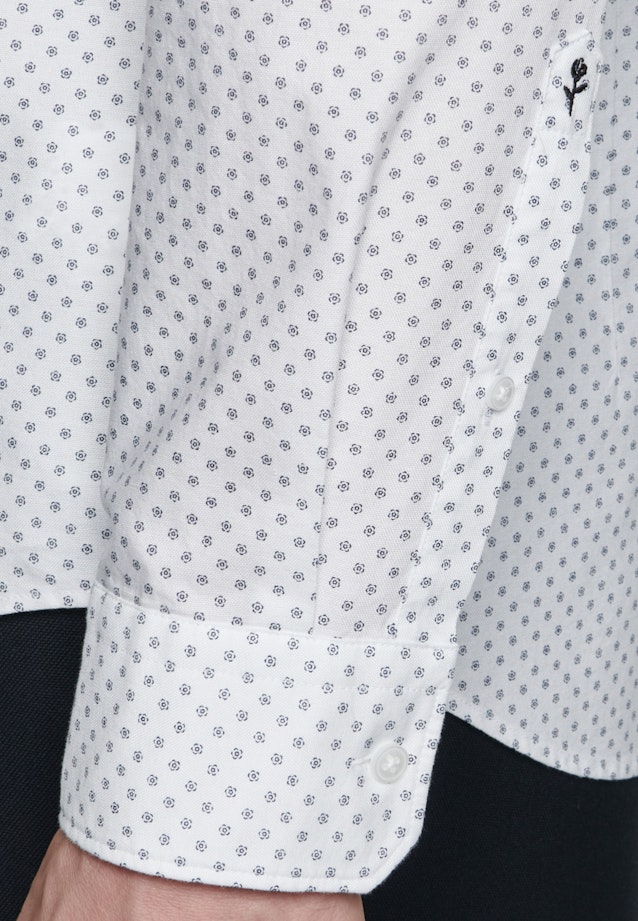 Slim Business Hemd Druck in Weiß |  Seidensticker Onlineshop