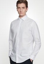 Slim Business Hemd Druck in Weiß |  Seidensticker Onlineshop