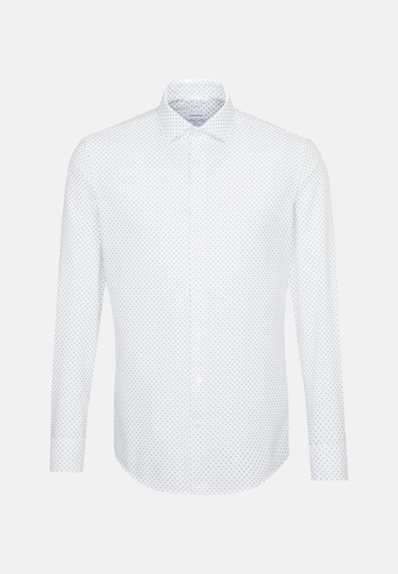 Slim Business Hemd Druck in Weiß |  Seidensticker Onlineshop